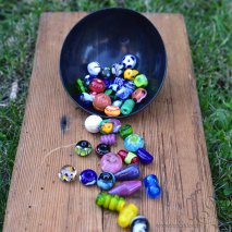 Handmade glass beads