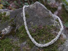 Progressive King's chain necklace, silver